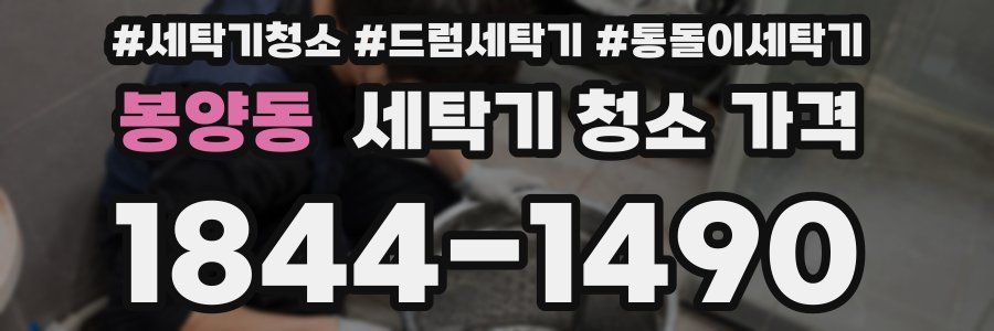 봉양동 세탁기 청소 가격