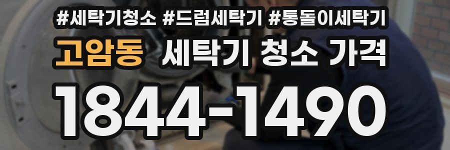 고암동 세탁기 청소 가격