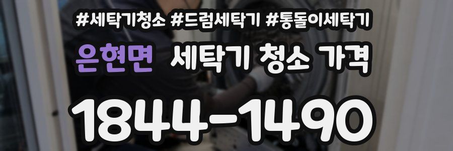 은현면 세탁기 청소 가격