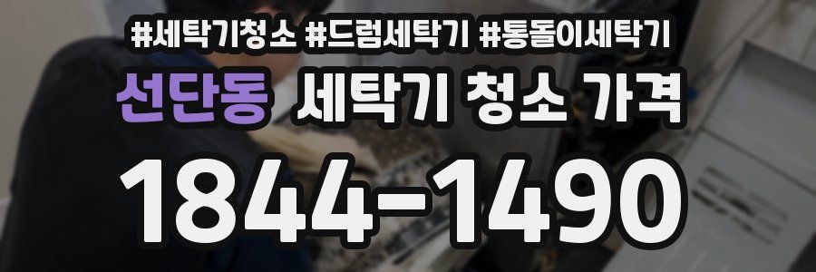 선단동 세탁기 청소 가격
