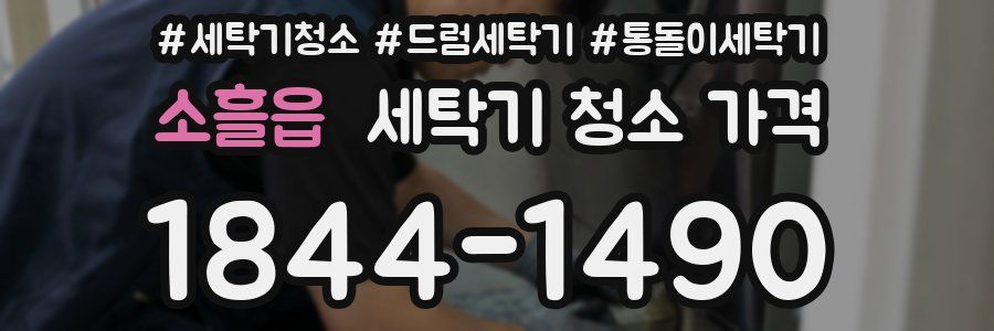 소흘읍 세탁기 청소 가격