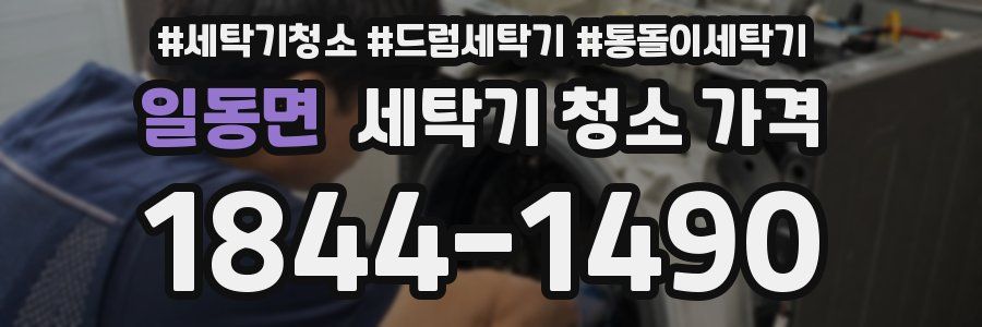일동면 세탁기 청소 가격