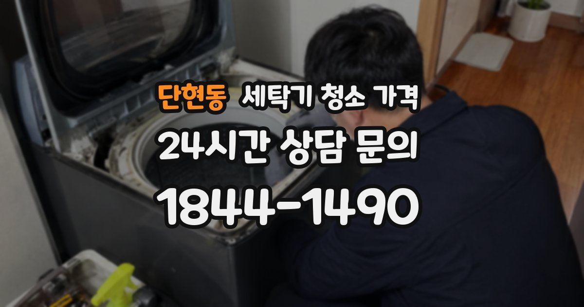단현동 세탁기 청소 가격
