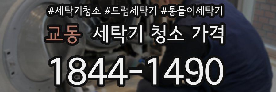 교동 세탁기 청소 가격