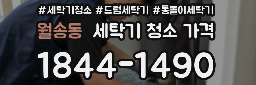 월송동 세탁기 청소 가격