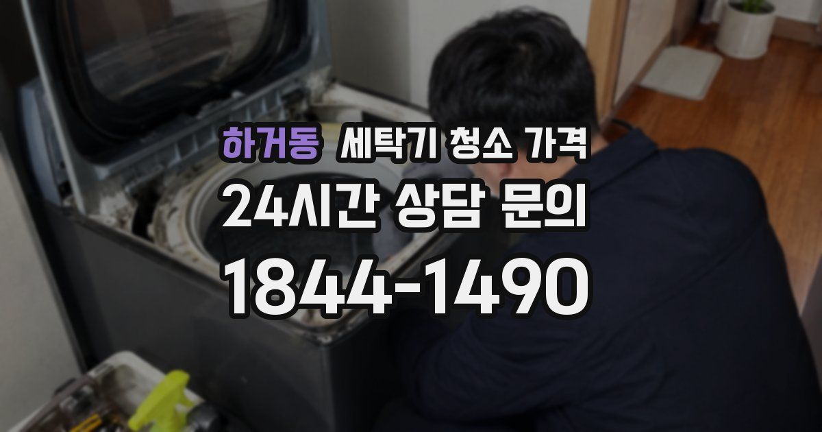 하거동 세탁기 청소 가격