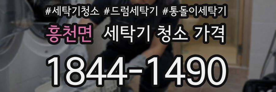 흥천면 세탁기 청소 가격