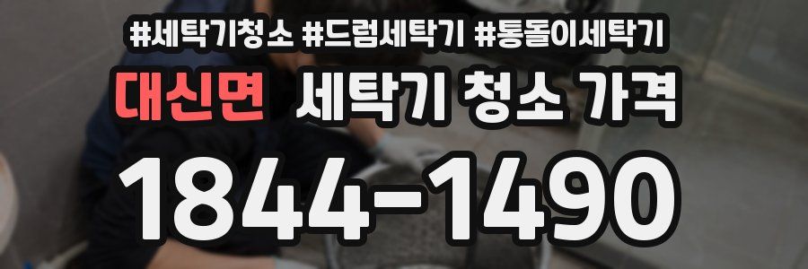 대신면 세탁기 청소 가격