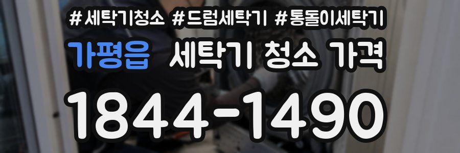 가평읍 세탁기 청소 가격