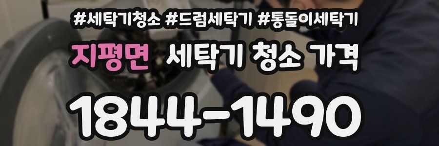 지평면 세탁기 청소 가격