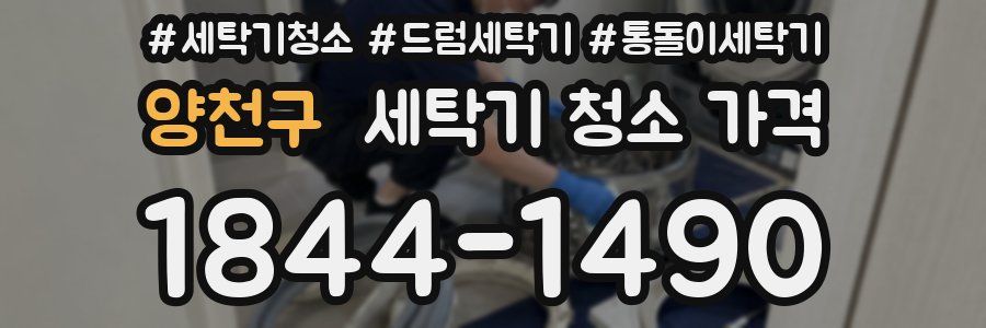 양천구 세탁기 청소 가격