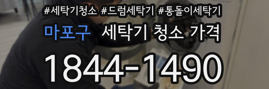 마포구 세탁기 청소 가격