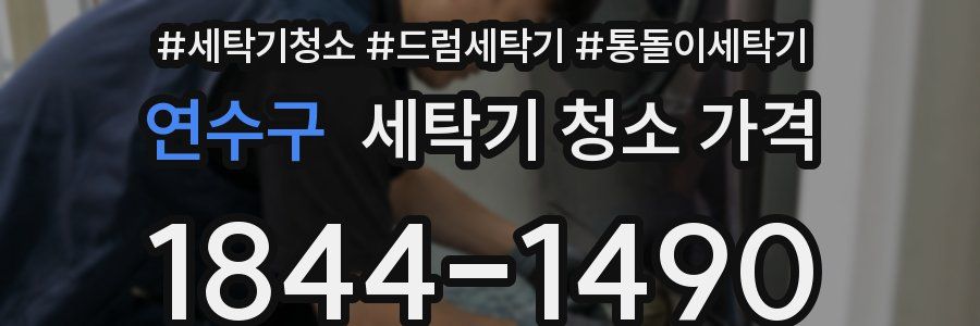 연수구 세탁기 청소 가격