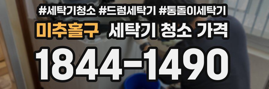 미추홀구 세탁기 청소 가격