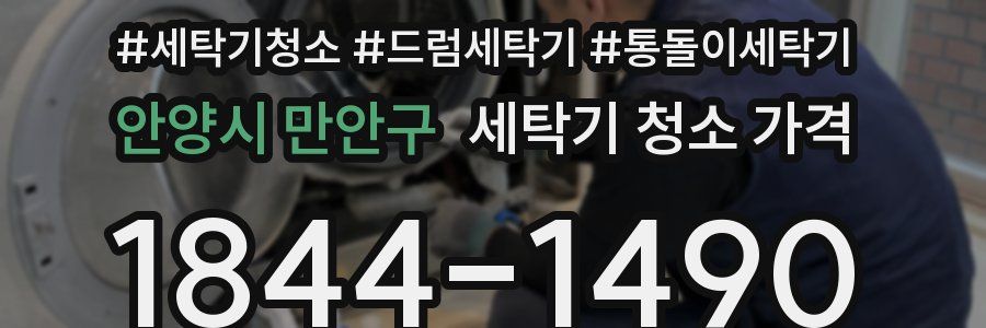 안양시 만안구 세탁기 청소 가격