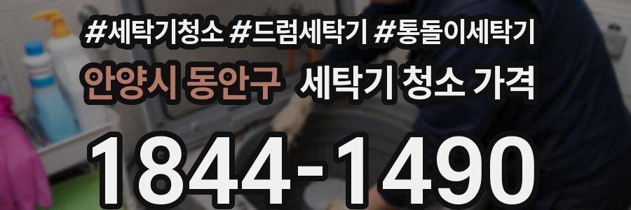 안양시 동안구 세탁기 청소 가격