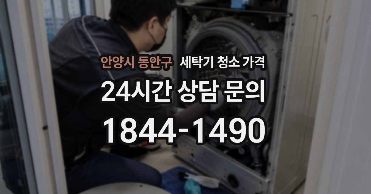 안양시 동안구 세탁기 청소 가격