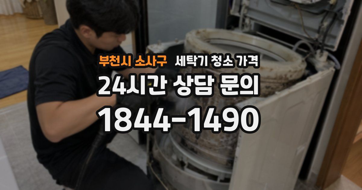 부천시 소사구 세탁기 청소 가격