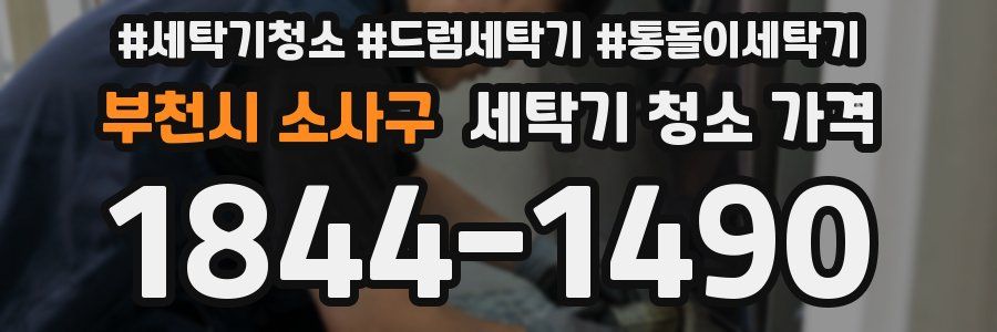 부천시 소사구 세탁기 청소 가격