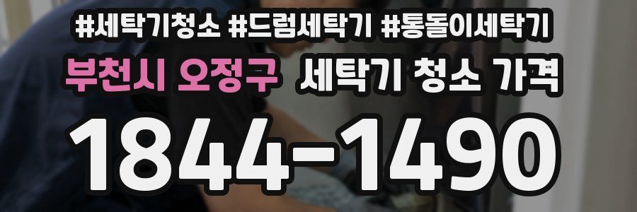 부천시 오정구 세탁기 청소 가격