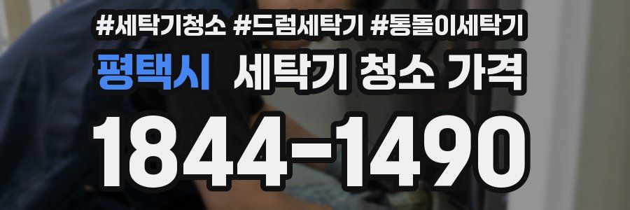 평택시 세탁기 청소 가격
