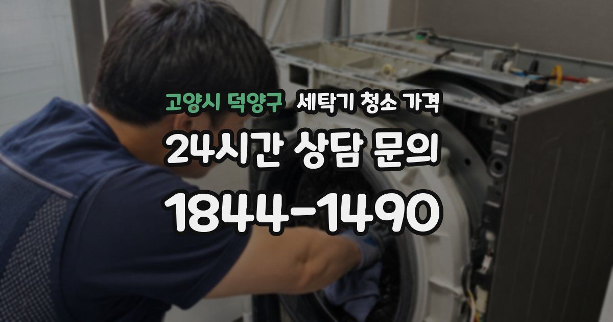 고양시 덕양구 세탁기 청소 가격
