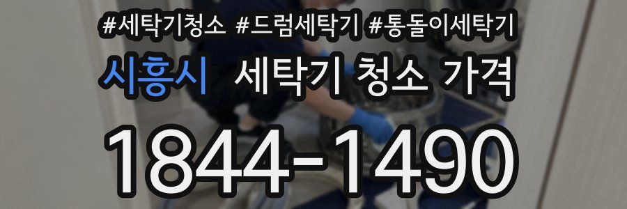 시흥시 세탁기 청소 가격