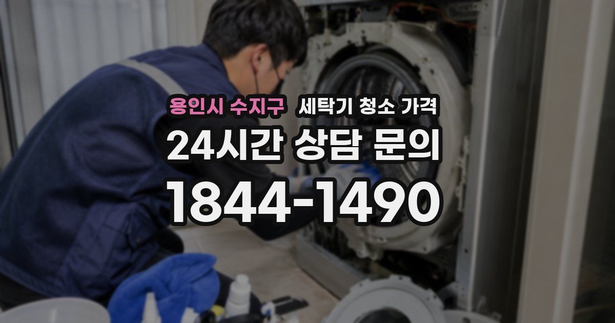 용인시 수지구 세탁기 청소 가격