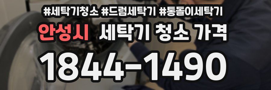 안성시 세탁기 청소 가격