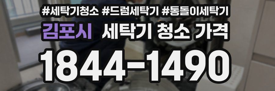 김포시 세탁기 청소 가격