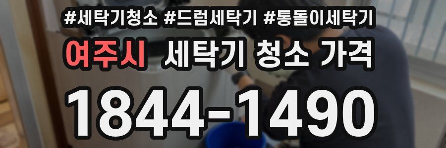 여주시 세탁기 청소 가격
