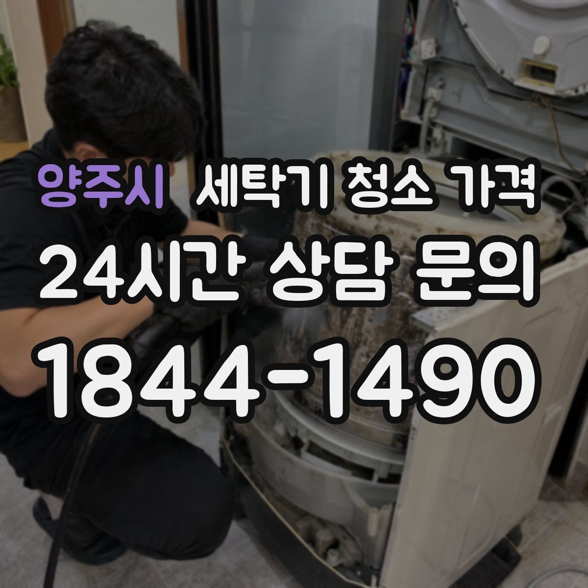 양주시 세탁기 청소 가격