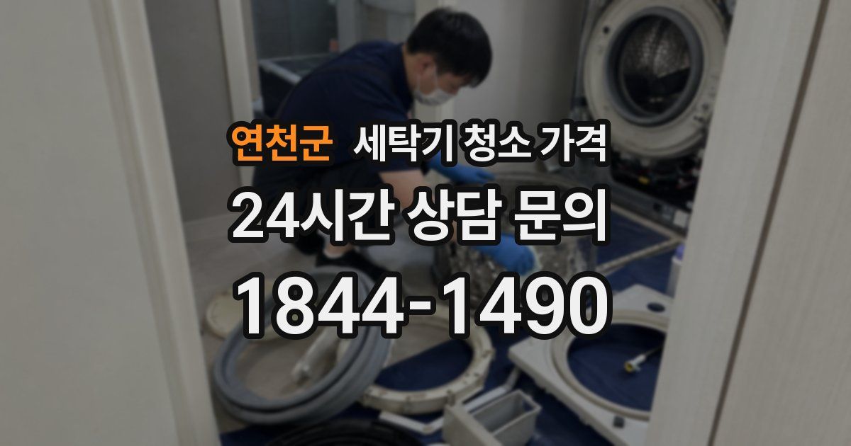 연천군 세탁기 청소 가격