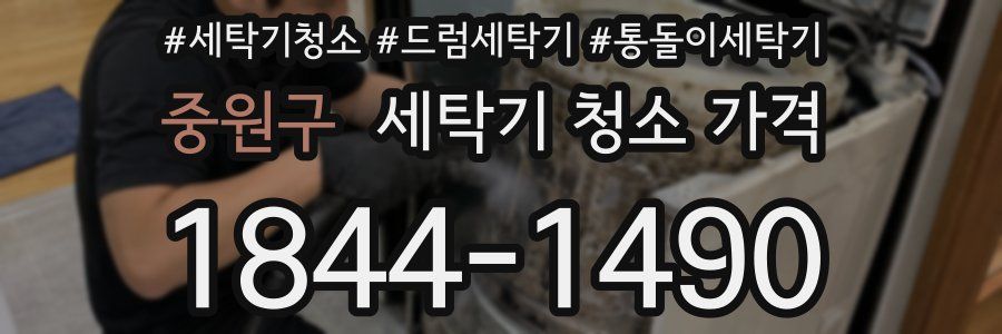 중원구 세탁기 청소 가격