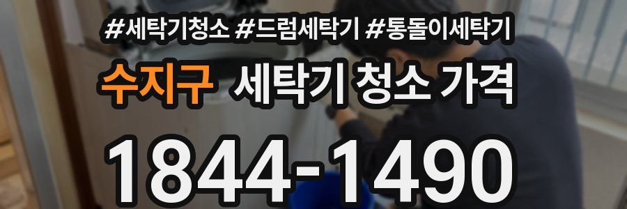 수지구 세탁기 청소 가격