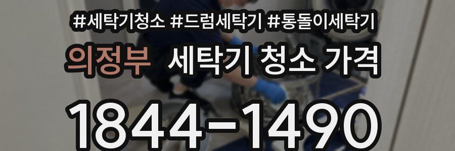 의정부 세탁기 청소 가격