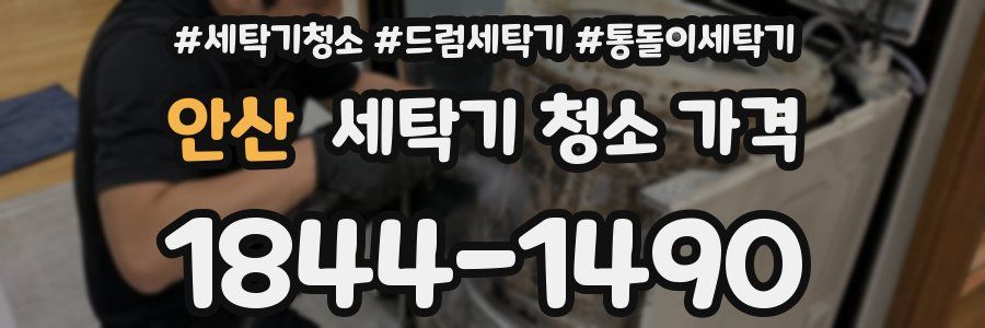 안산 세탁기 청소 가격