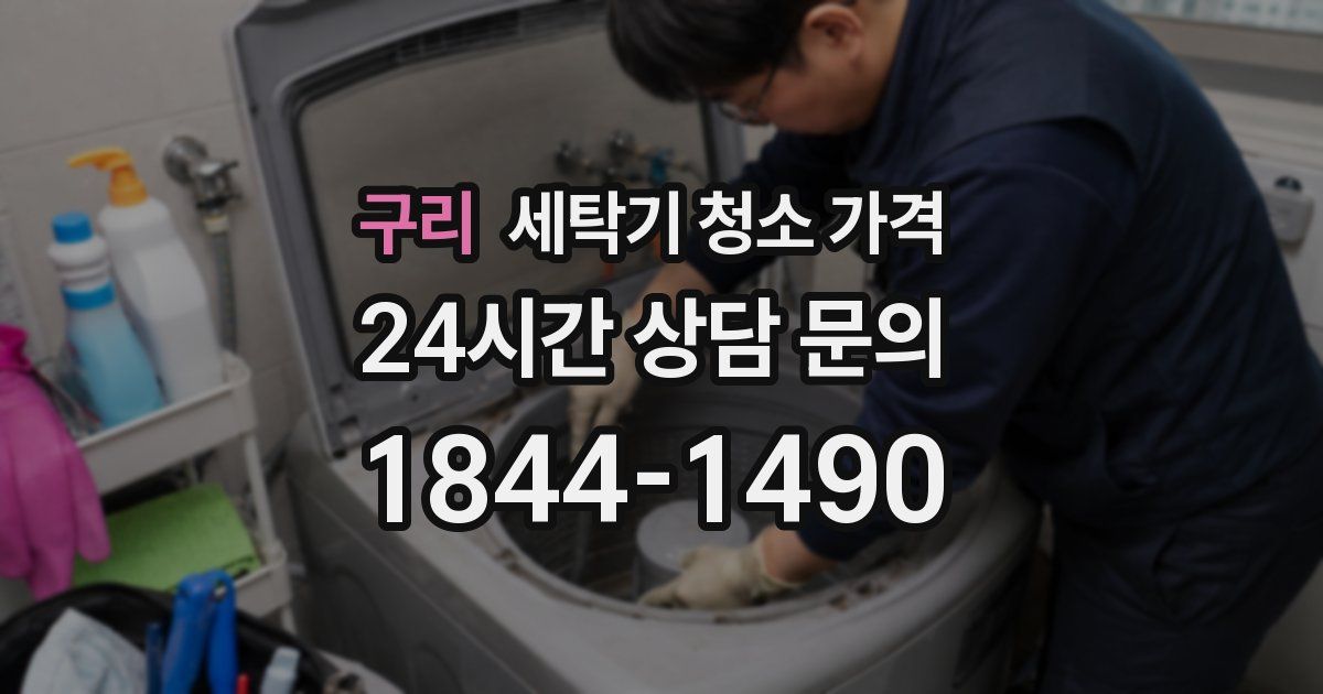 구리 세탁기 청소 가격