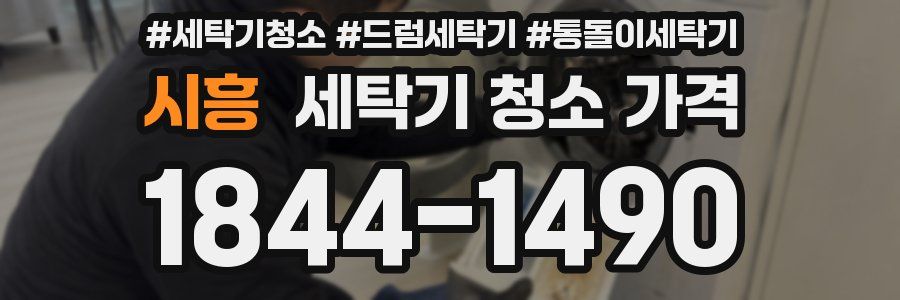 시흥 세탁기 청소 가격