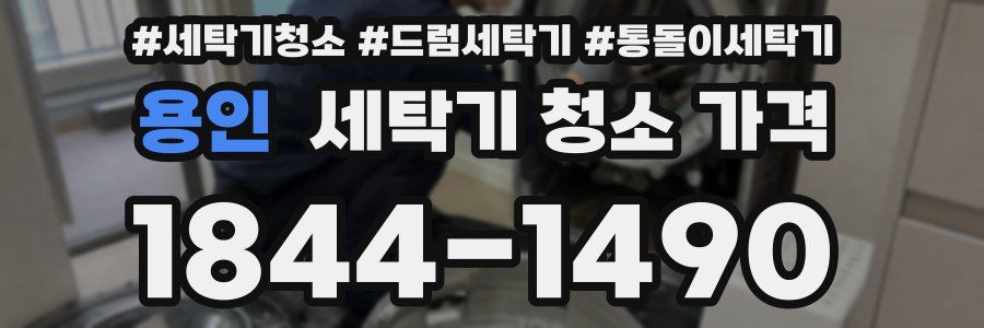 용인 세탁기 청소 가격
