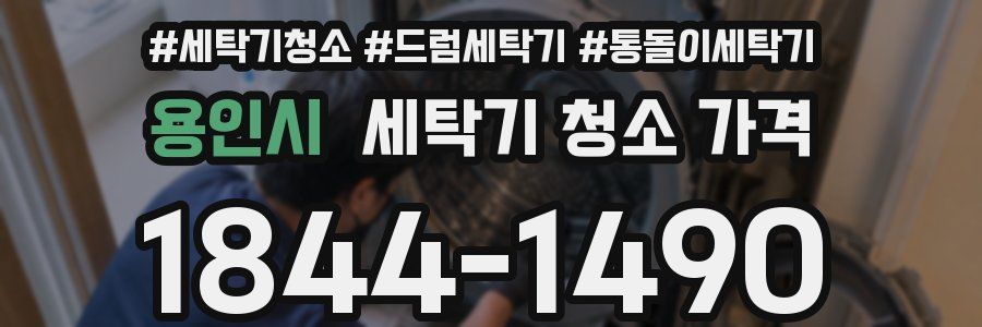 용인시 세탁기 청소 가격