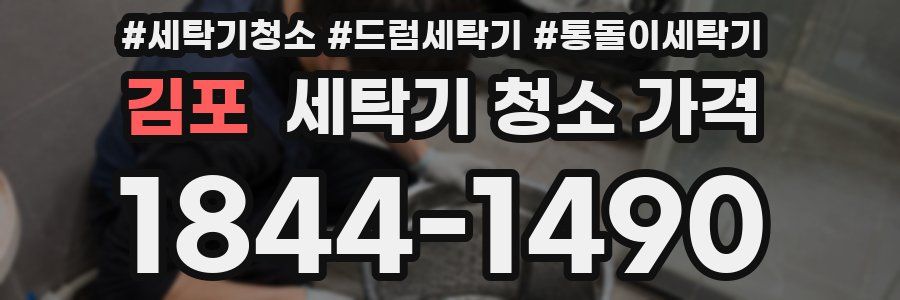 김포 세탁기 청소 가격
