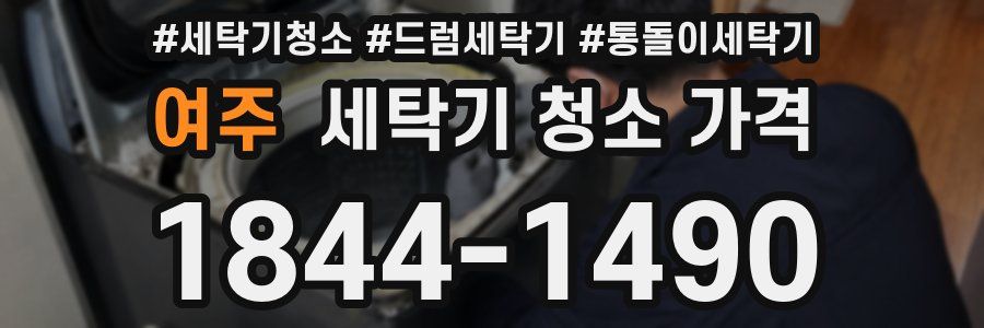 여주 세탁기 청소 가격