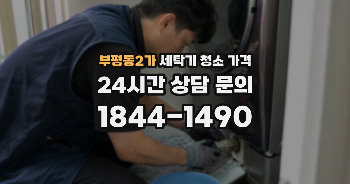 부평동2가 세탁기 청소 가격