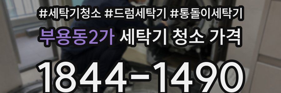 부용동2가 세탁기 청소 가격