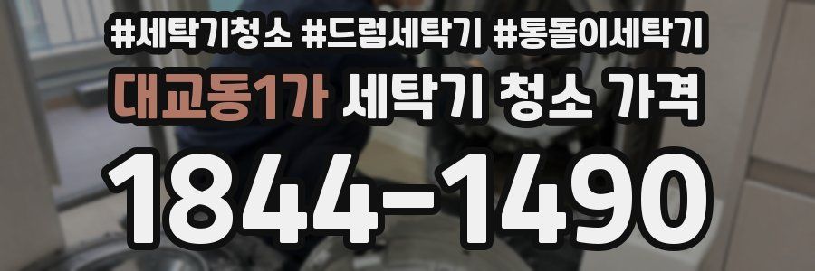 대교동1가 세탁기 청소 가격
