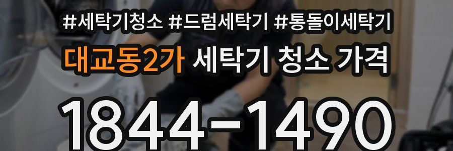 대교동2가 세탁기 청소 가격