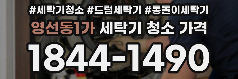 영선동1가 세탁기 청소 가격