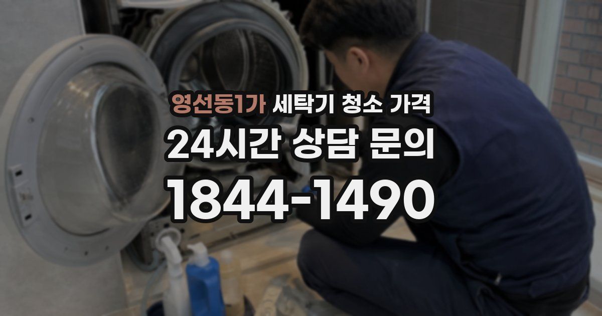 영선동1가 세탁기 청소 가격