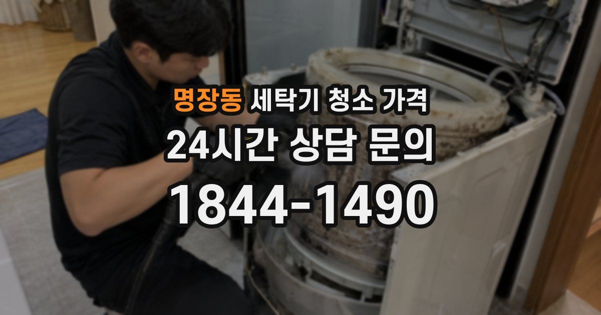 명장동 세탁기 청소 가격